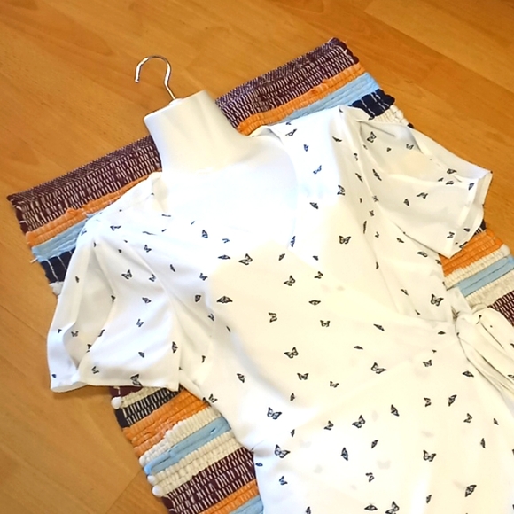 Dynamite Wrap Maxi 🦋 Tunic Tunique Top - Picture 10 of 12